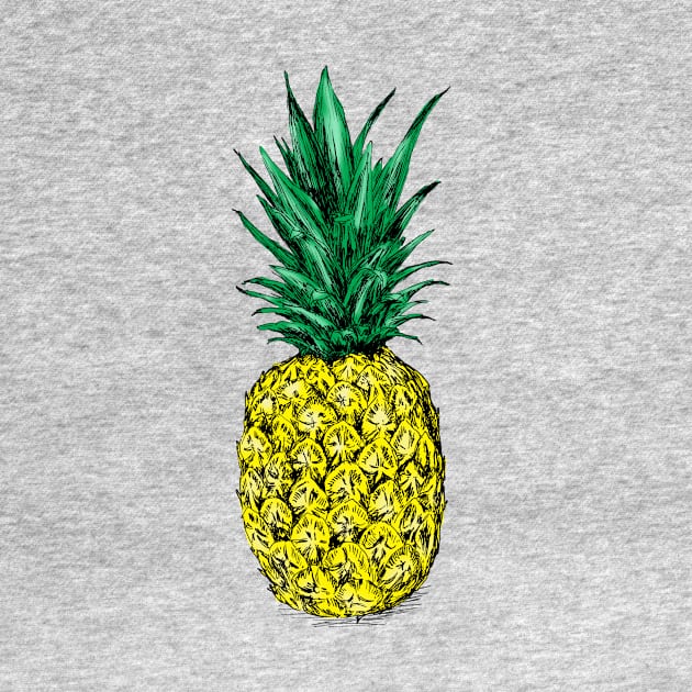 Pineapple Print by rachelsfinelines